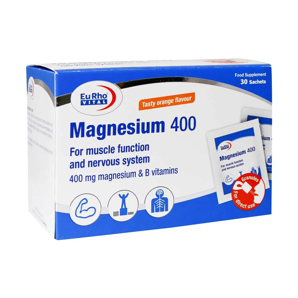 ساشه منیزیم 400 بسته 30 عددی یوروویتال