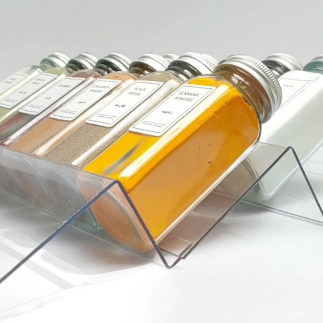 استند نظم دهنده شیشه ادویه مک کارتی داخل کشویی مناسب نظم دادن به شیشه های ادویه مک کارتی المارکت