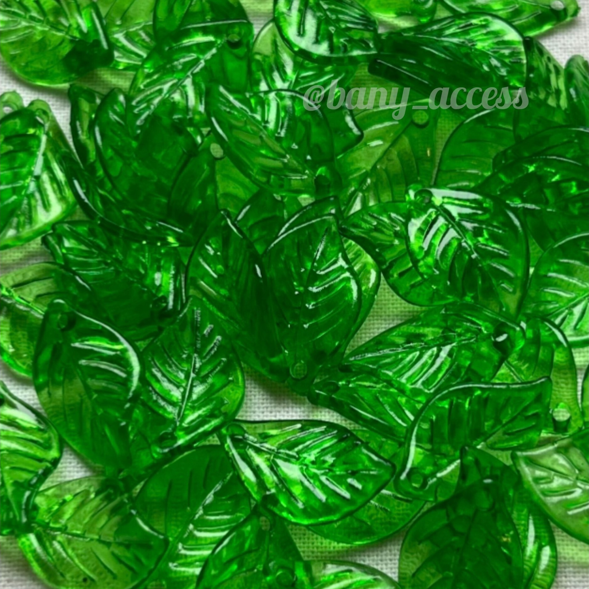 متریال برگ سبز ساده بسته 10 عددی (خرازی)