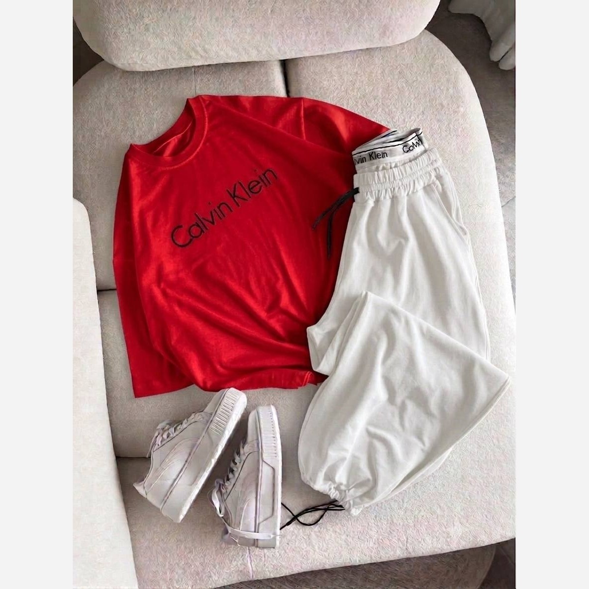 ست تیشرت شلوار دوکاره calvin klein