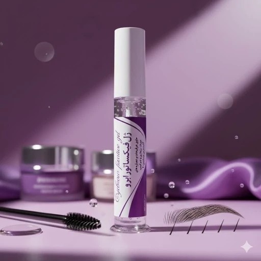 ژل فیکساتور ابرو ، فیکس کننده و تقویت کننده ابرو و مژه، فاقد مواد شیمیایی، بدون ریزش