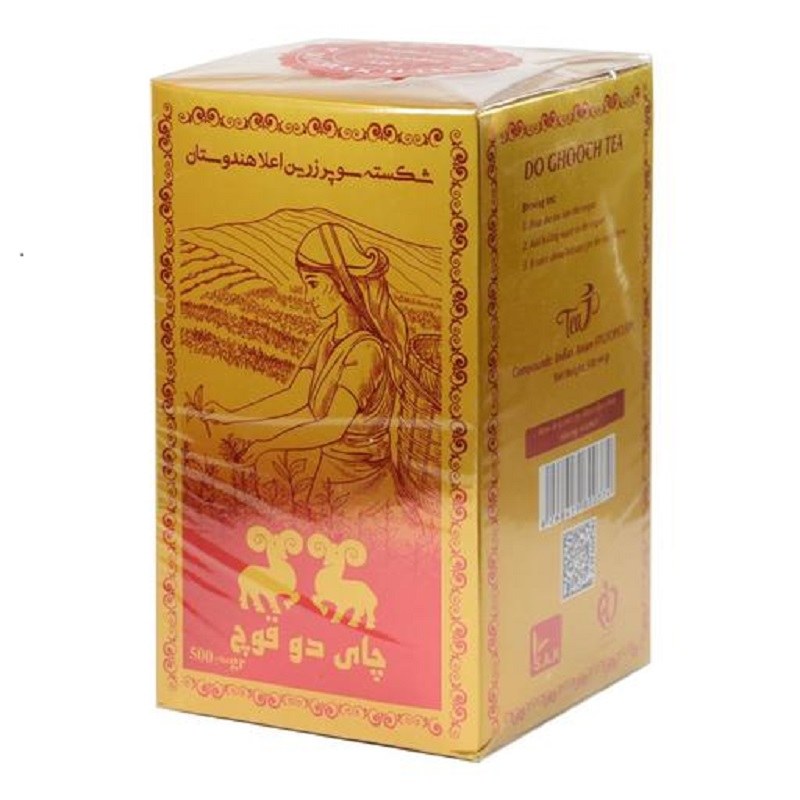چای دوقوچ شکسته سوپر زرین هندوستان اعلا 500 گرمی