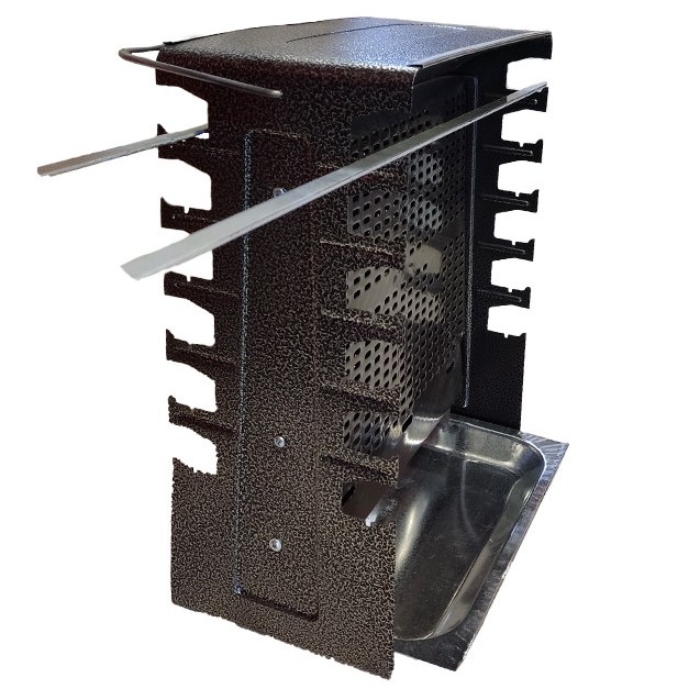 کباب پز گازی ایستاده دو طرفه 12 سیخ نوبل