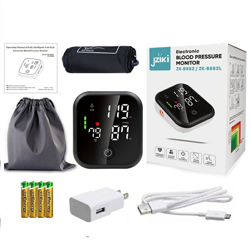 فشارسنج دیجیتالی سخنگو فارسی جیزیکی مدل ZK-B882 با صفحه LED