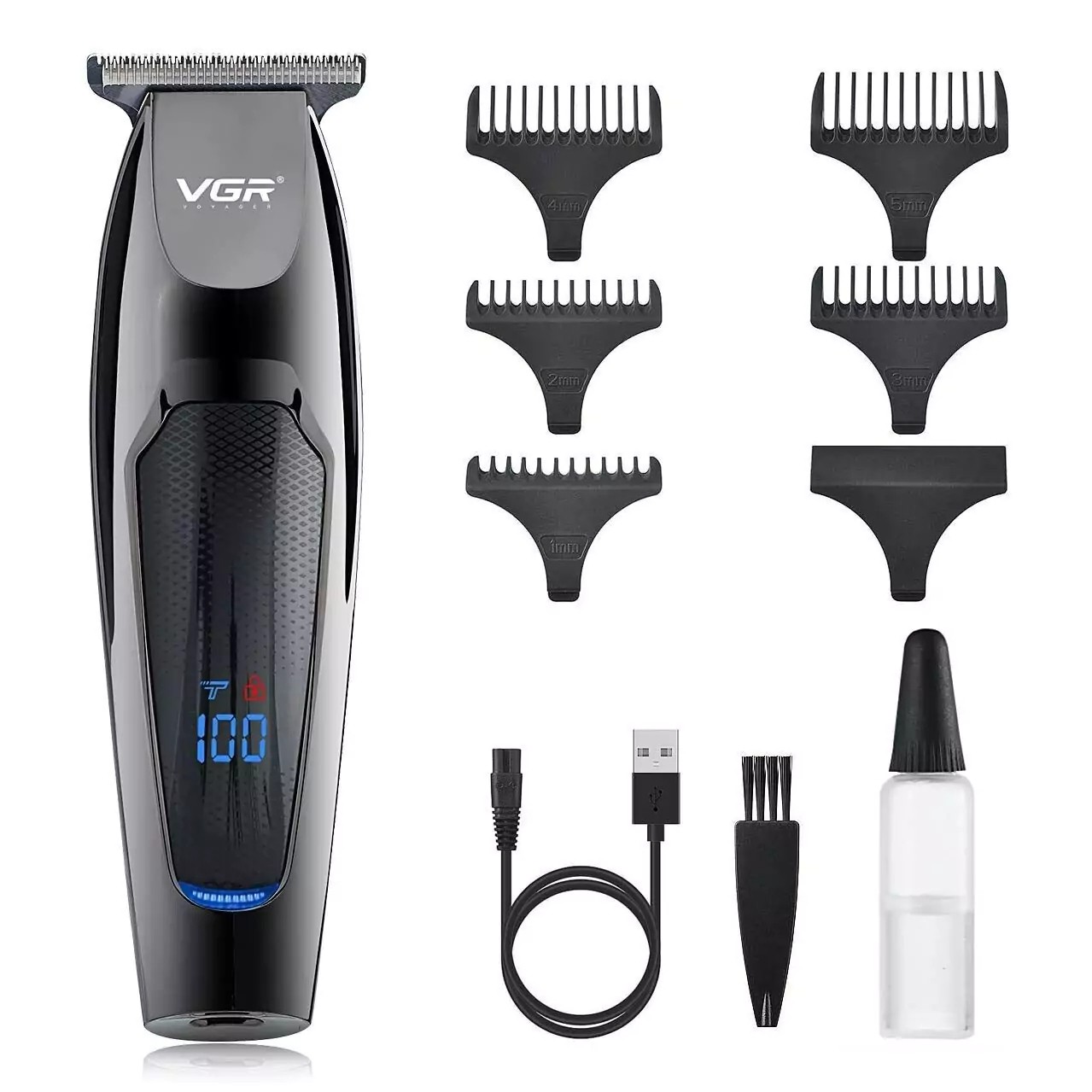 ماشین اصلاح مردانه وی جی آر VGR مدل V-070 اصلی دو سرعته (ماشین اصلاح 2کاره،ریش تراش صورت،خط زن) کیفیت بالا