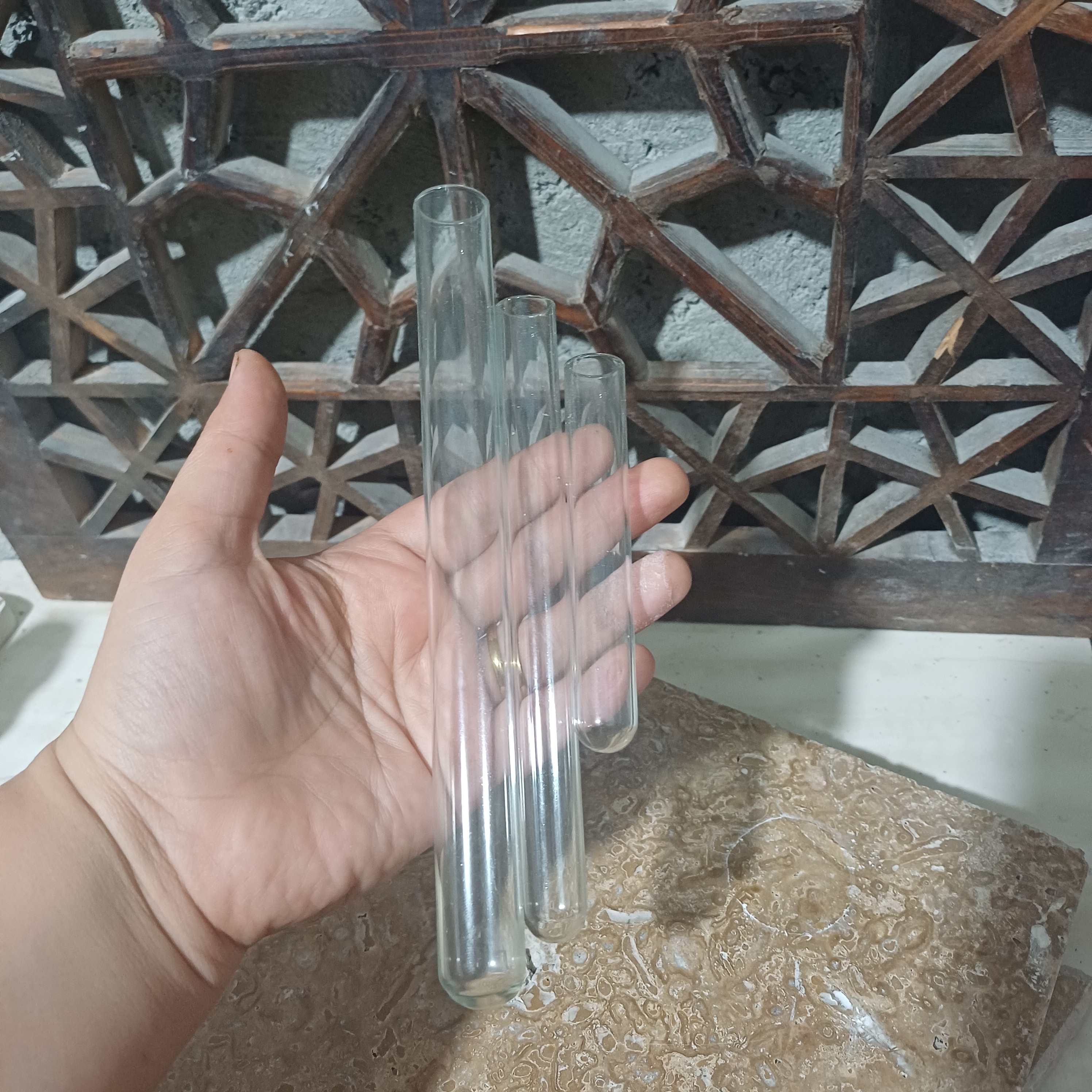 لوله آزمایشگاهی مناسب شیشه گلجای 10 و 16 و 20 سانتی