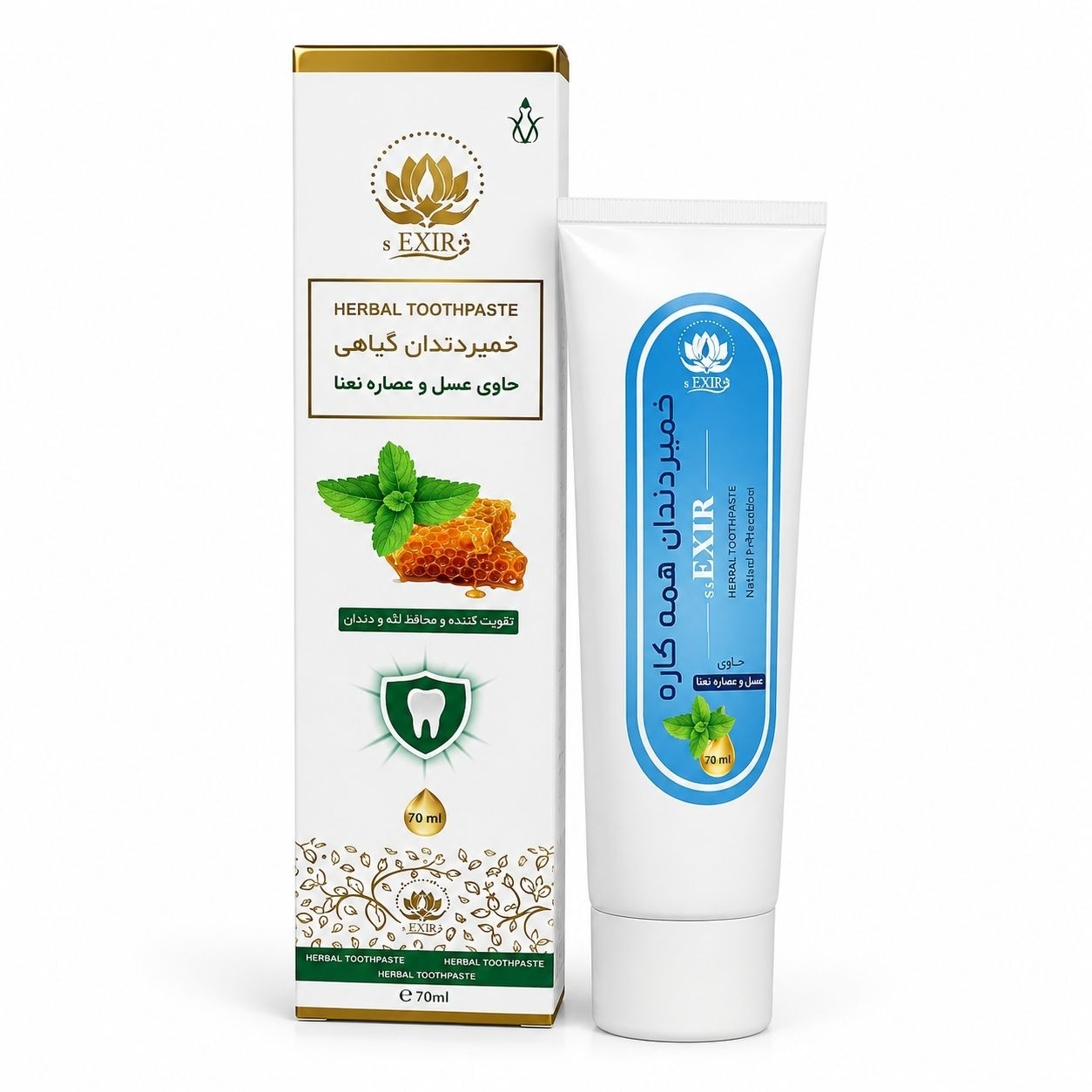 خمیردندان گیاهی مجموعه حکیم خیراندیش