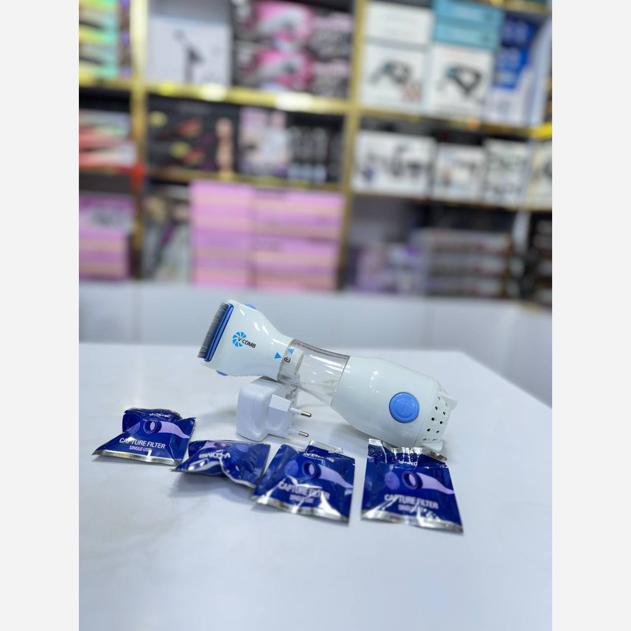 دستگاه و شانه ضد شپش (شپش گیر برقی)