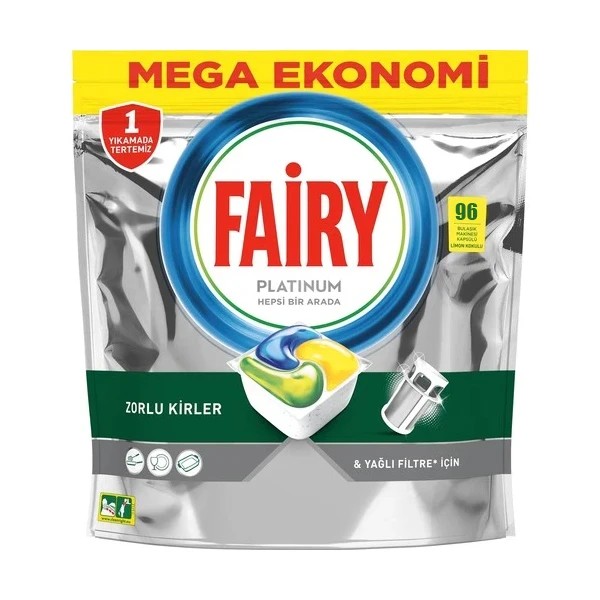 قرص ماشین ظرفشویی فایری پلاتینیوم Platinum بسته 96 عددی تاریخ