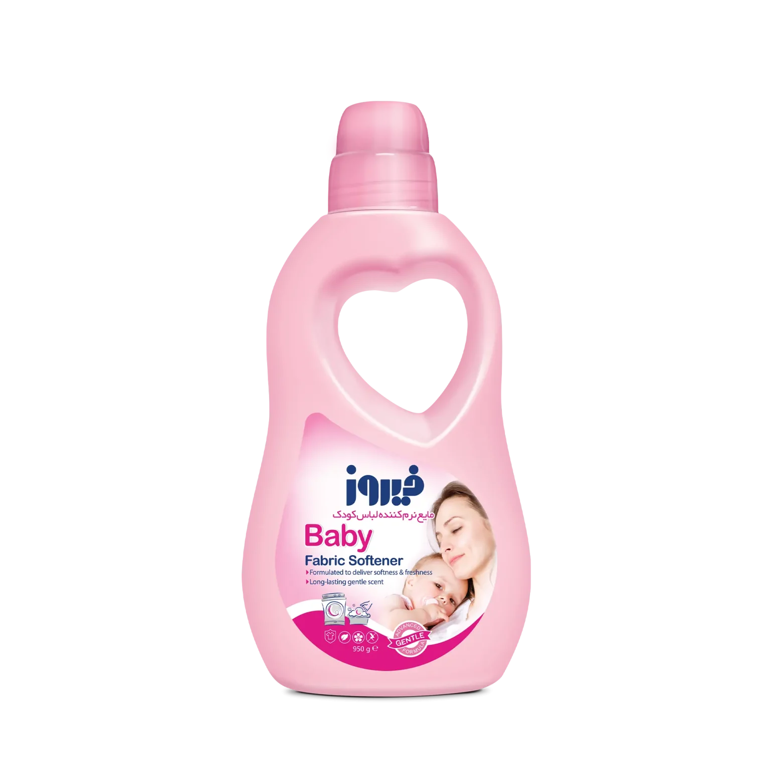مایع نرم کننده صورتی لباس فیروز 950 گرمی