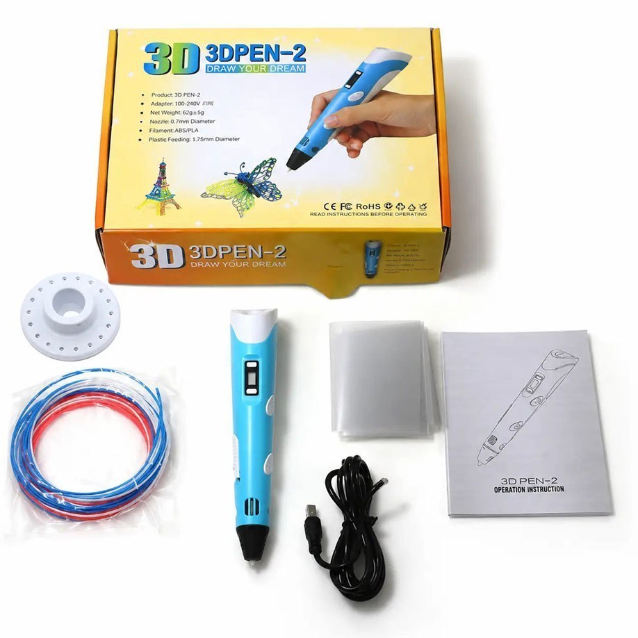 قلم طراحی سه بعدی مدل 3D-PEN ضمانت اصالت و ظمانت قیمت کالا