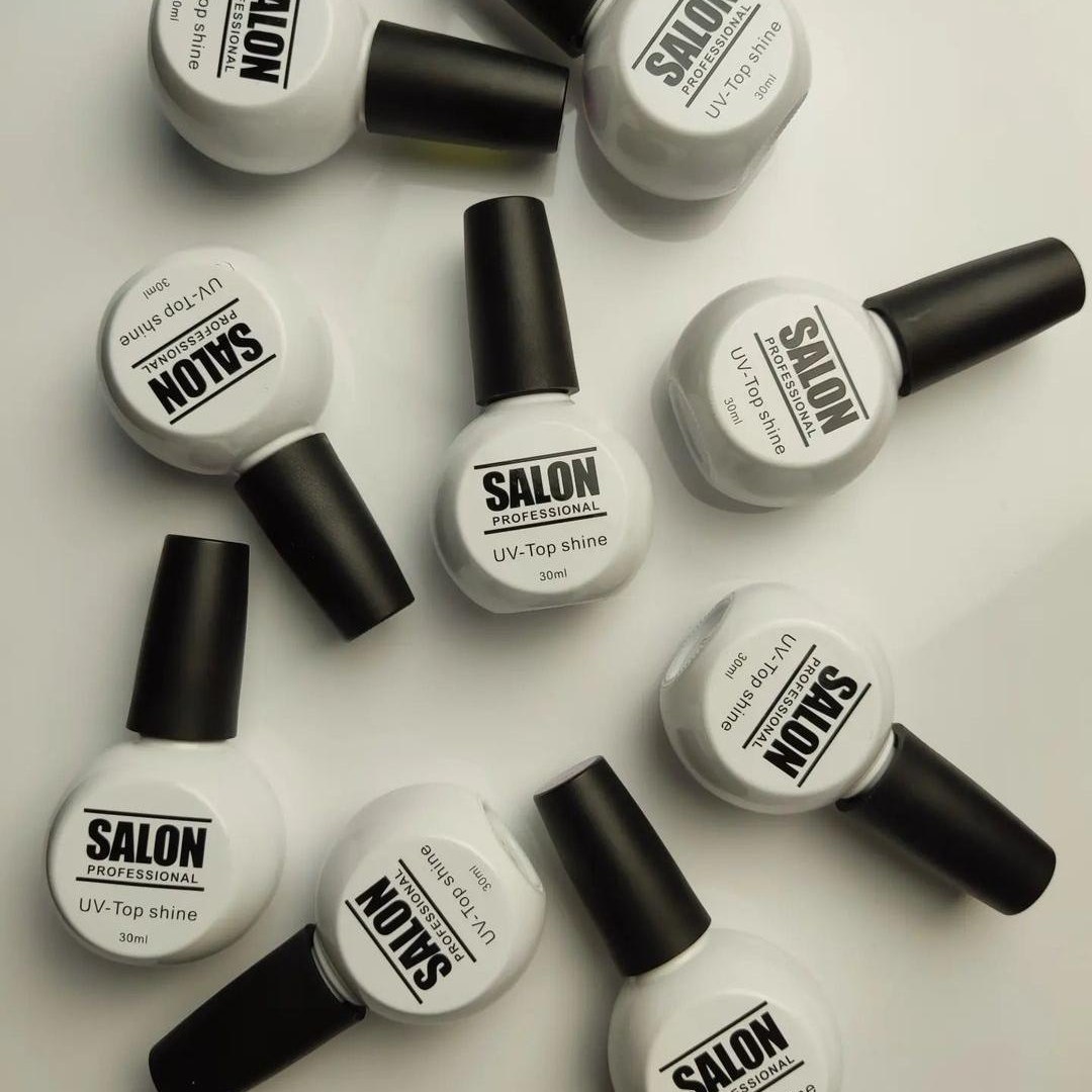 تاپ شاین ناخن 30 میل سالن salon اورجینال