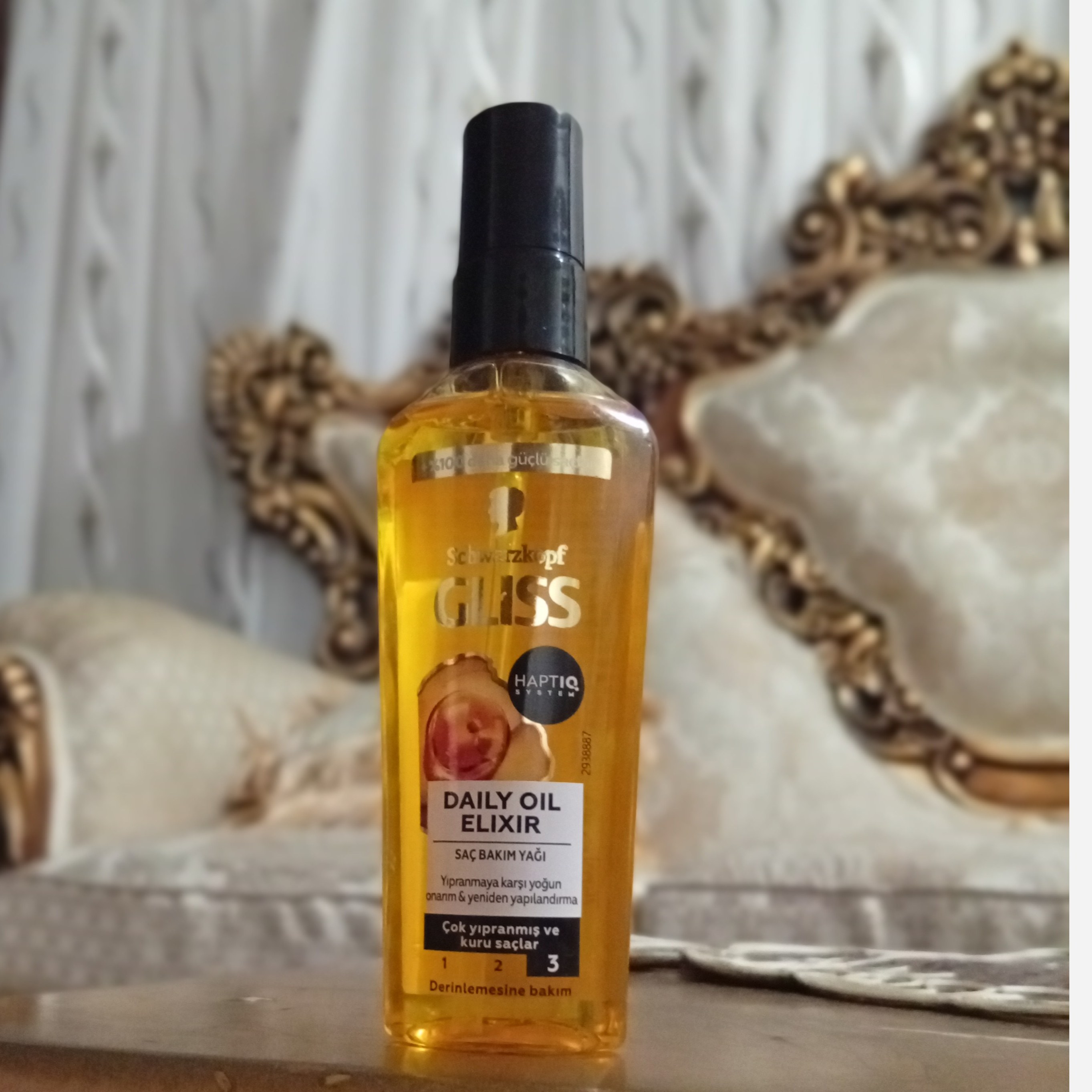 روغن آرگان گلیس ترمیم کننده مو مدل Oil-Elixir مناسب موهای خشک