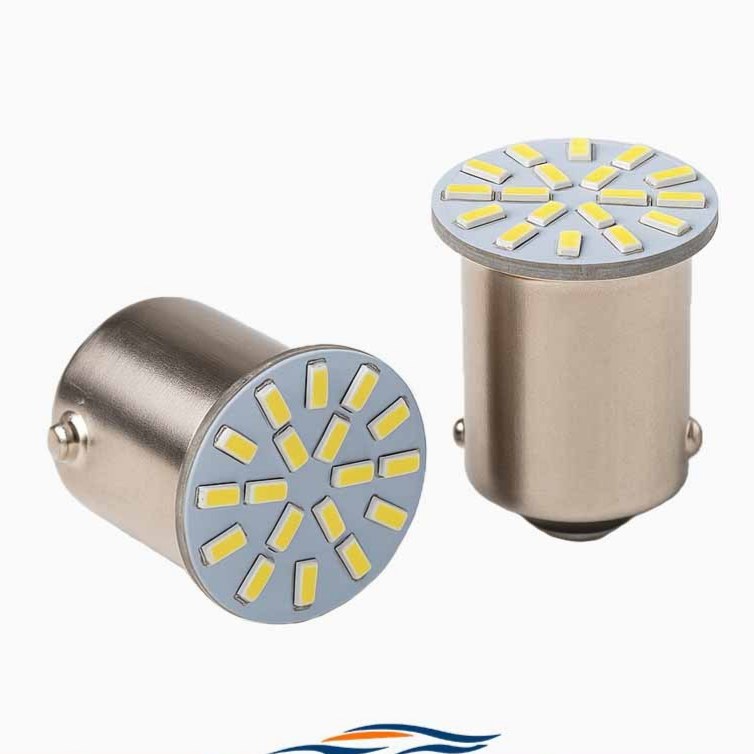لامپ فندقی چراغ خطر عقب خودرو دو کنتاکت LED 22 تایی