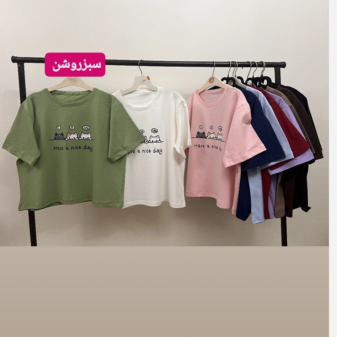 کراپ زنانه دخترانه نخ پنبه فری سایز44تا48 میباشد