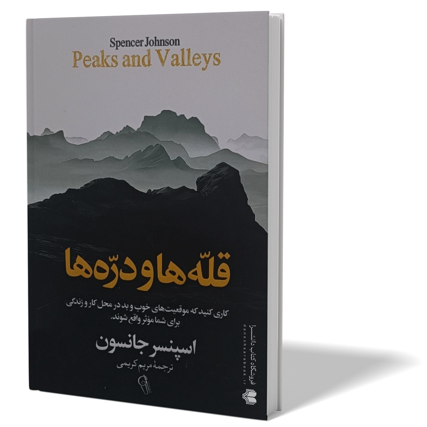 کتاب قله ها و دره ها اثر اسپنسر جانسون مترجم مریم کریمی انتشارات آزرمیدخت