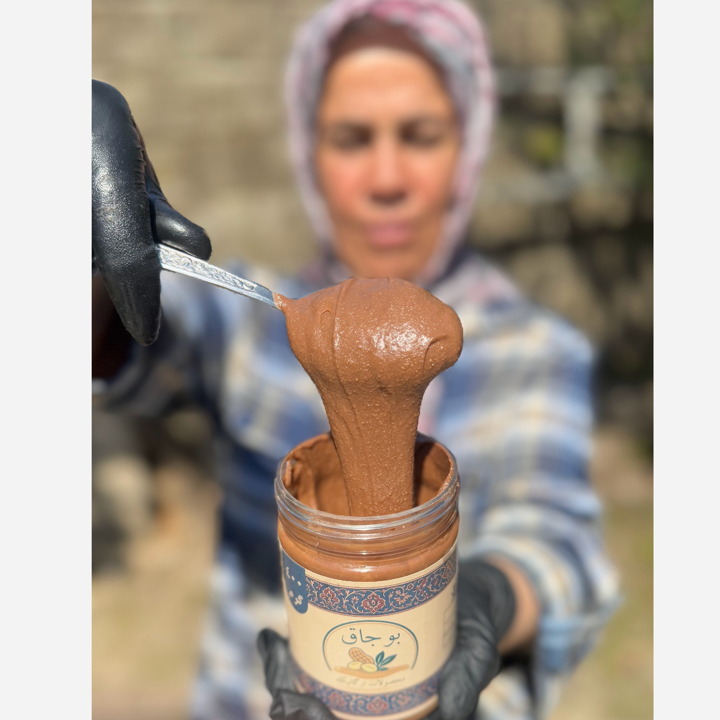 کره بادام زمینی شکلاتی رژیمی(400گرمی)