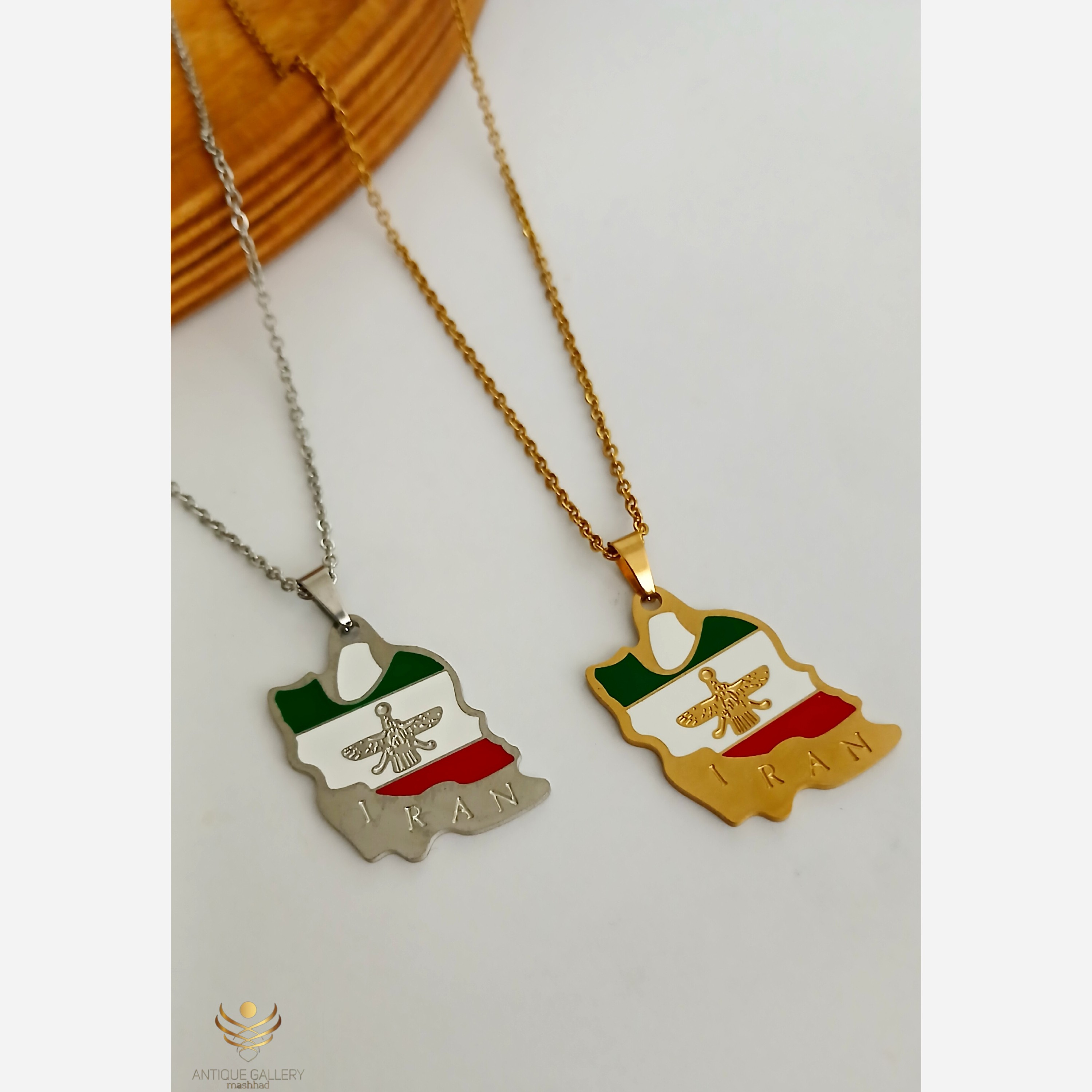 گردنبند ایران. گردنبند پسرانه. گردنبند اسپرت. گردنبند استیل. گردنبند پرچم ایران