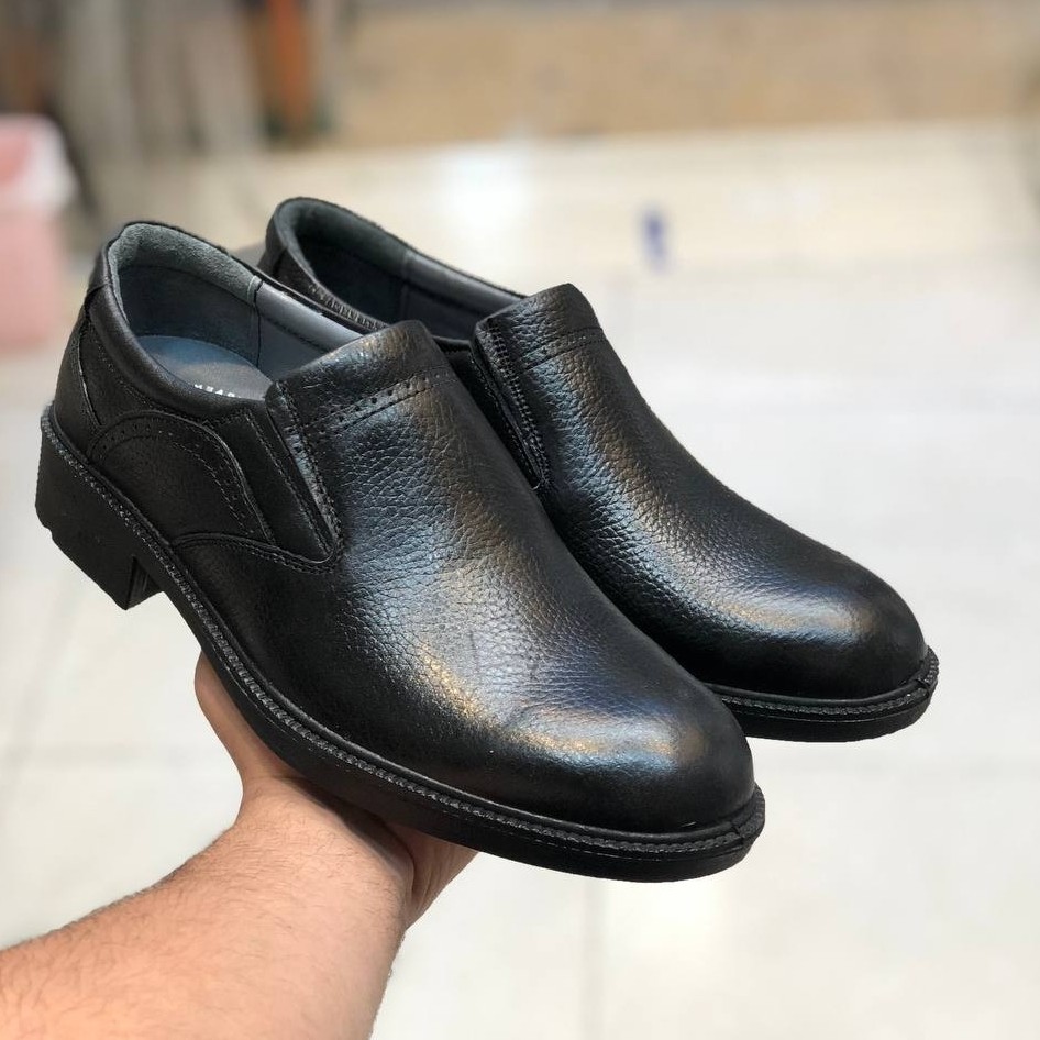 کفش چرم مردانه مجلسی ایپک رنگ مشکی(26)