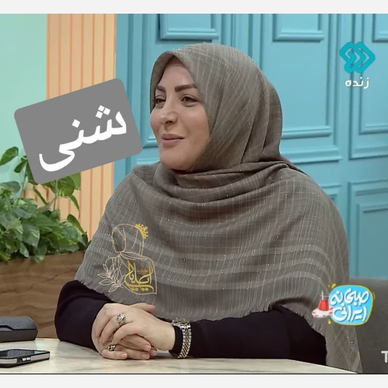روسری نخی لنین لمه دار قواره 135
