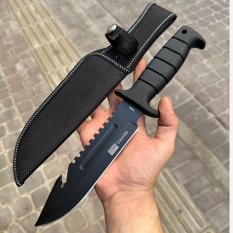 چاقو‌ شکاری کلمبیا کد 158a اتصال به کمر برزنتی