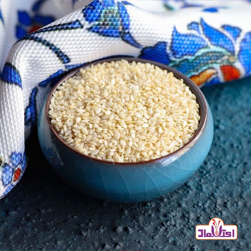 کنجد سفیداعلا 250 گرمی کاملا تمیز (کنجدسفیدهندی)