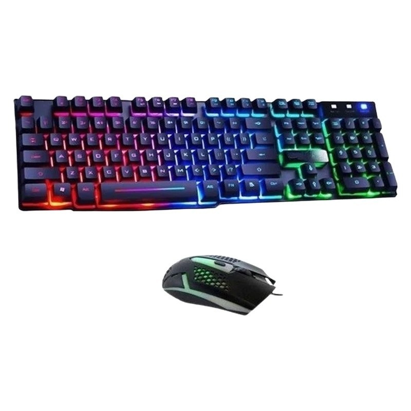 کیبورد و ماوس گیمینگ یوسیتک مدل CO3080G با نورپردازی RGB