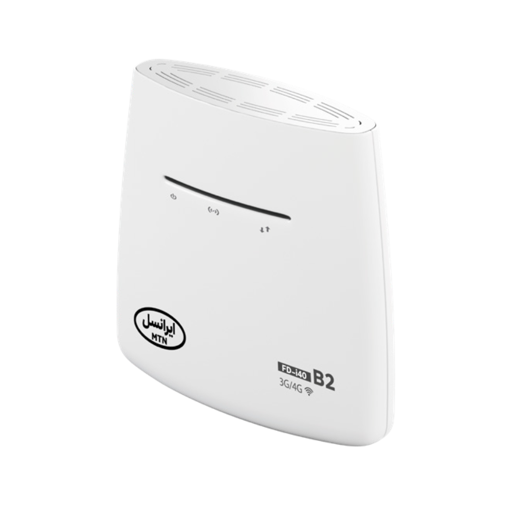 مودم 4G ایرانسل مدل FD-i40 B2 به همراه 30 گیگ اینترنت صفر پلمب باگارانتی