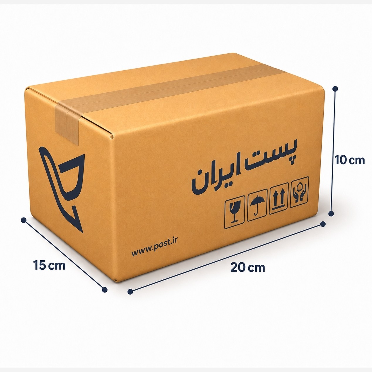 کارتن پستی سایز 2