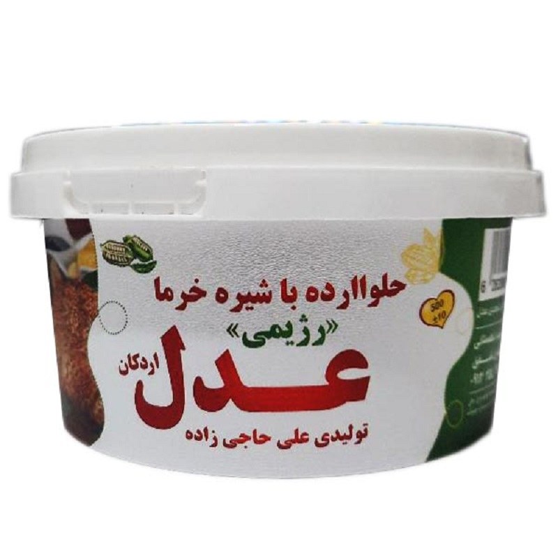 حلوا ارده با شیره خرما رژیمی 1000گرم (2بسته 500گرمی)