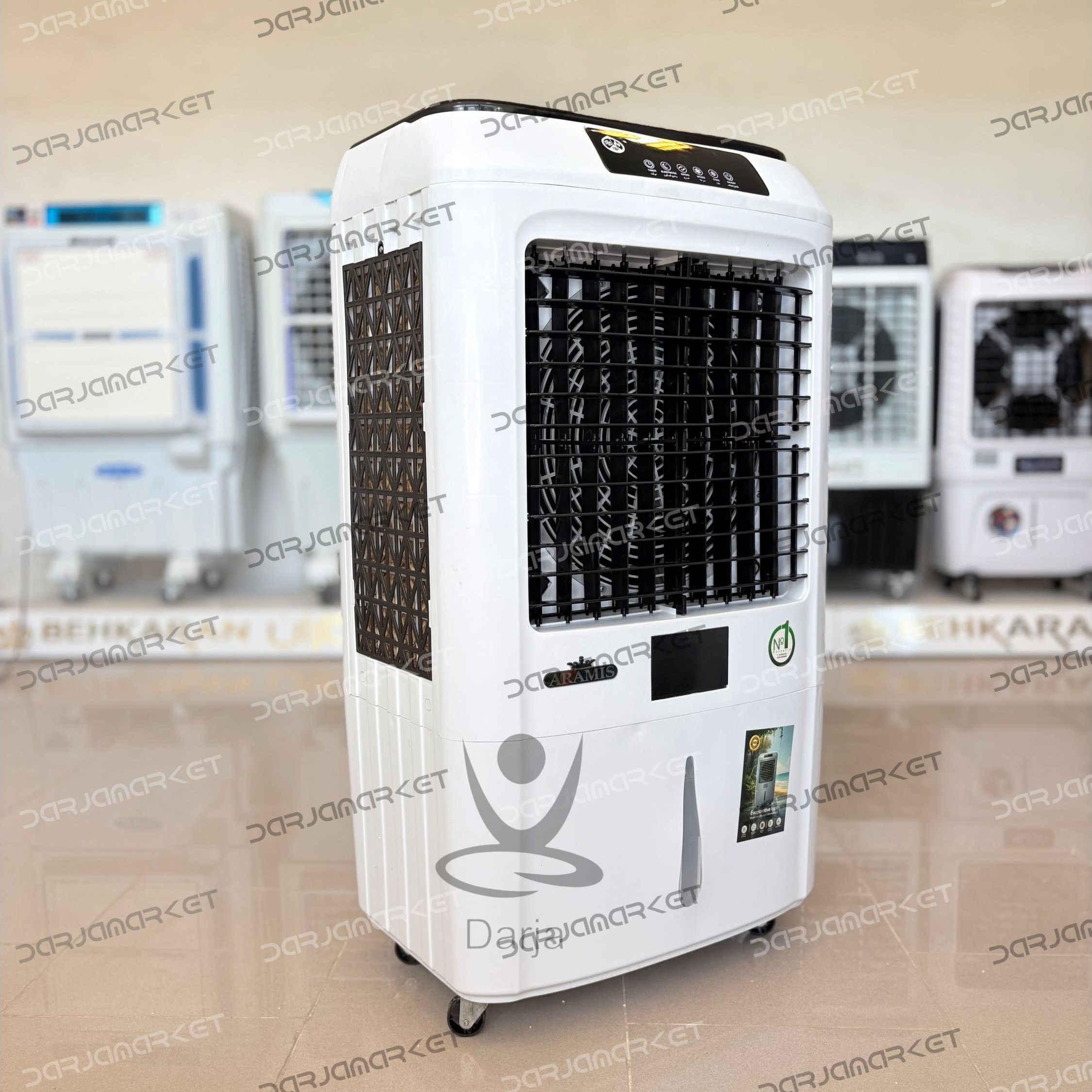 کولر آبی پرتابل سلولزی 36000 آرامیس (پسکرایه)