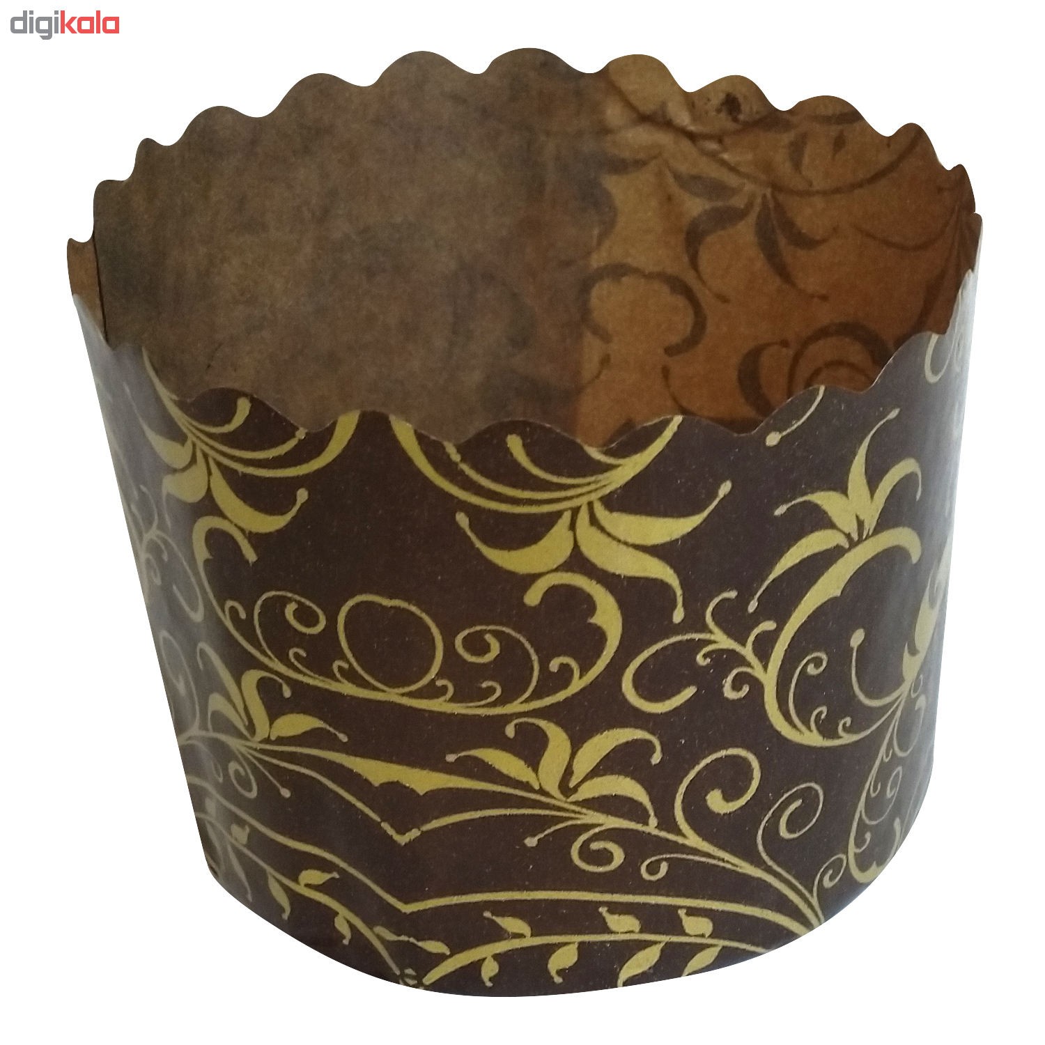 کپسول کاپ کیک نسوز مدل مافین بسته 20 عددی (جنس پارچه شمعی)