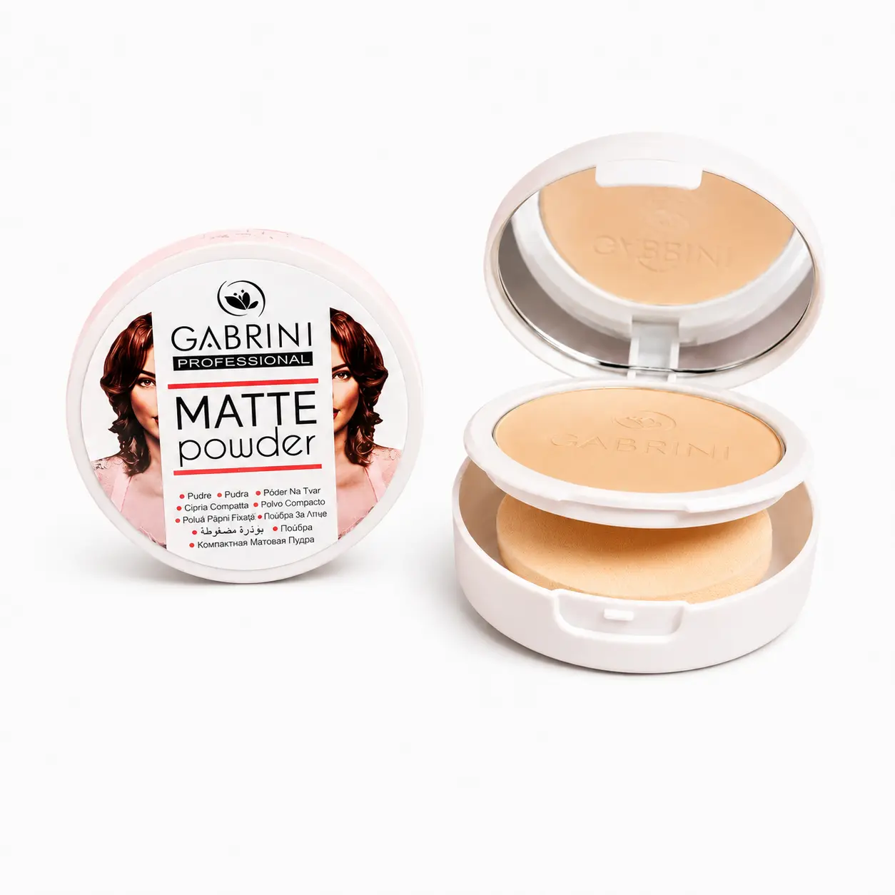 پنکک مات گابرینی مدل Matte Powder اصل وزن 12 گرم