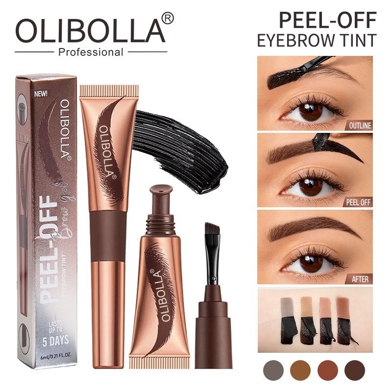 تینت ابرو پیل آف olibolla تینت ابرو برچسبی