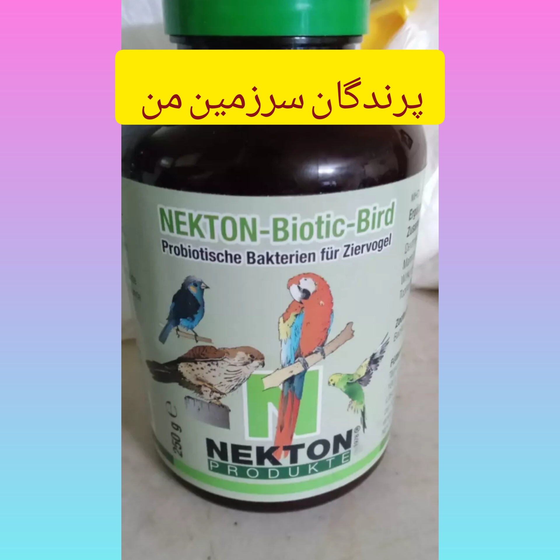نکتون پروبیوتیک 10گرمی آلمان مخصوص پرندگان