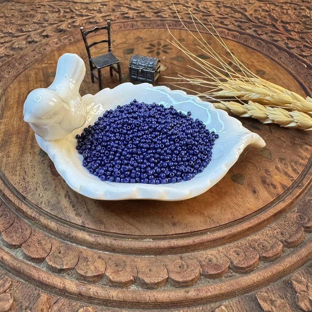 منجوق ریز FGB سرمه ای سایز 11 بسته 1 گرمی